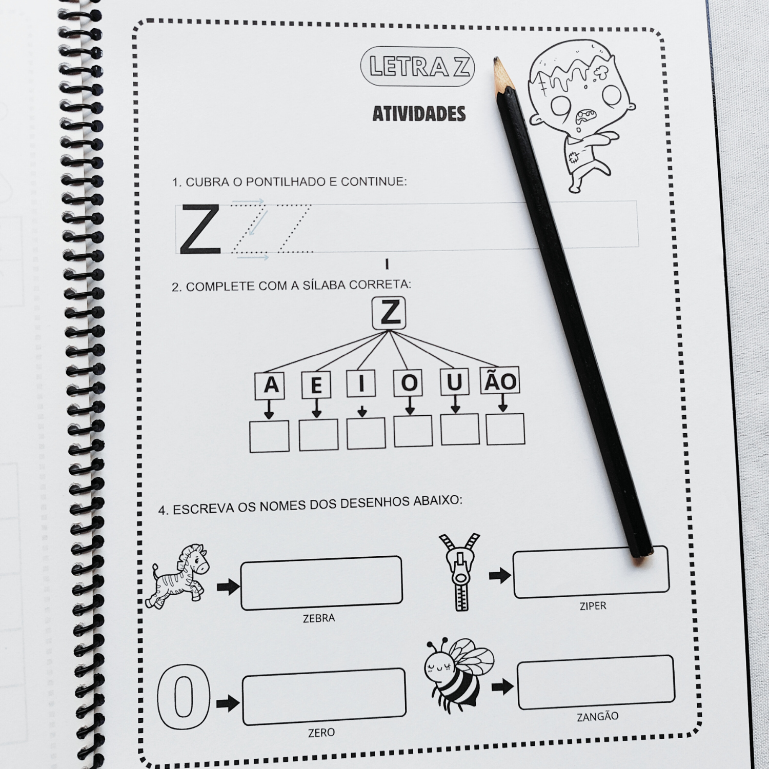 Apostila Fichas de Leitura Completa – Letriquices - Imagem 3